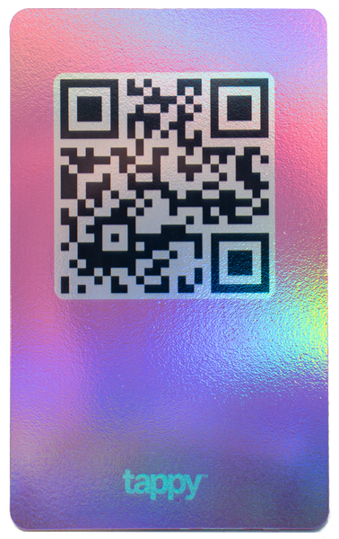 Tappy Holographic color cards