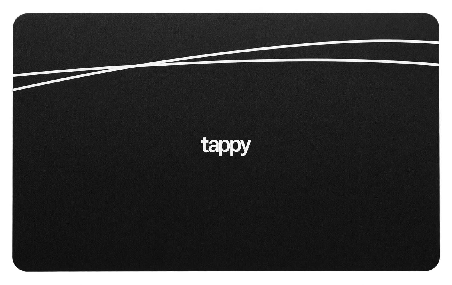 Black and white tappy card